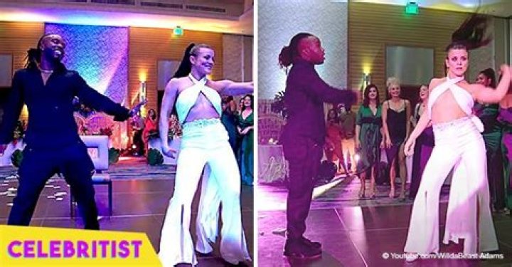 Dancers wow their wedding guests with fiery 'first dance' that traced the story of their romance