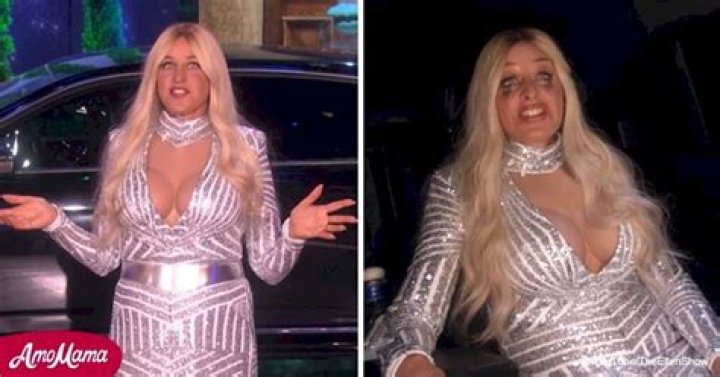 Ellen DeGeneres looks unrecognizable in her Halloween costume of a 'Bachelor' contestant