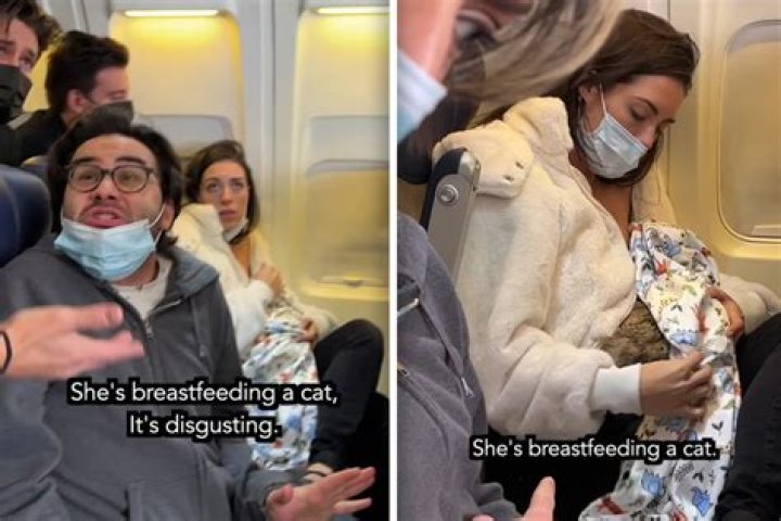 Flight Attendant Hears a Baby Crying, Takes Her from Her Mom to Breastfeed