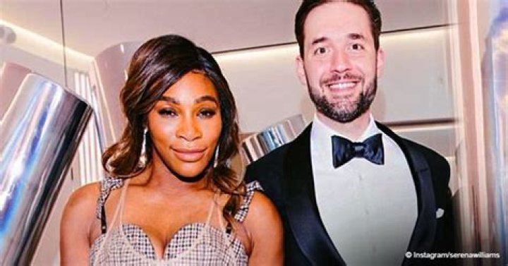 Serena Williams flaunts ample cleavage in $8K low-cut sequined dress while posing with husband