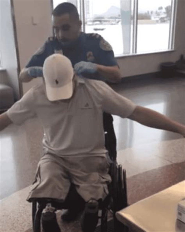 Video shows triple-amputee vet facing ‘disgusting’ groping by TSA agents at Tucson airport