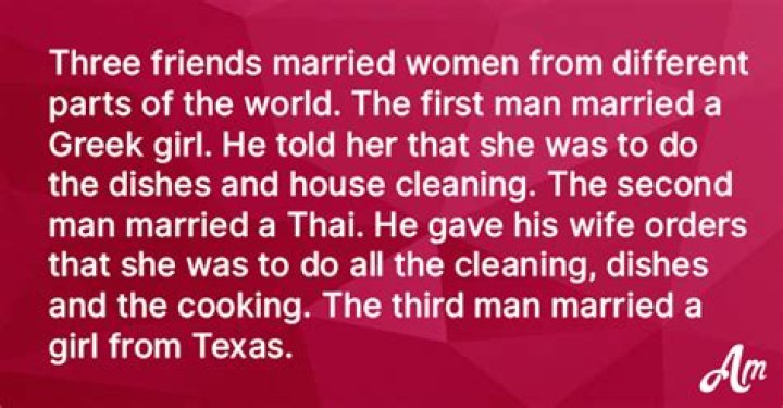 Husbands Ask Their Wives from Different Parts of the World to Clean