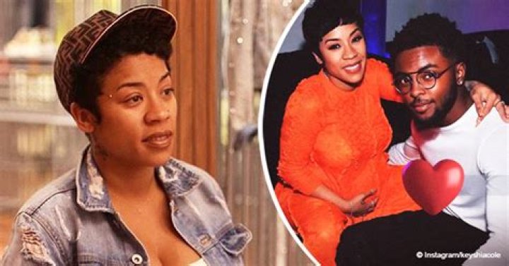 Pregnant Keyshia Cole Glows in Orange at BET Awards After-Party with Beau Niko Hale