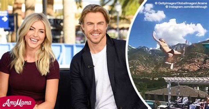 Derek Hough Shares ‘Golden Buzzer’ Worthy Video of Sister Julianne Falling into a Pool