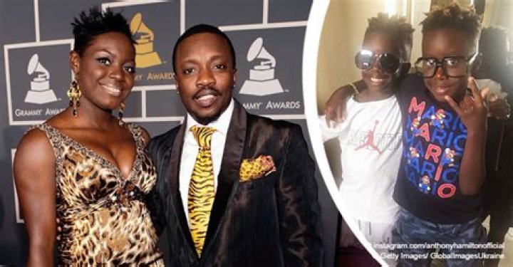 R&B Singer Anthony Hamilton & Ex Tarsha's Sons Look Just like Their Dad in Cool Outfits