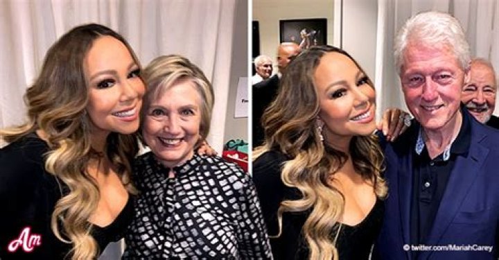 Mariah Carey Calls Hillary 'President' in a New Photo with the Clintons