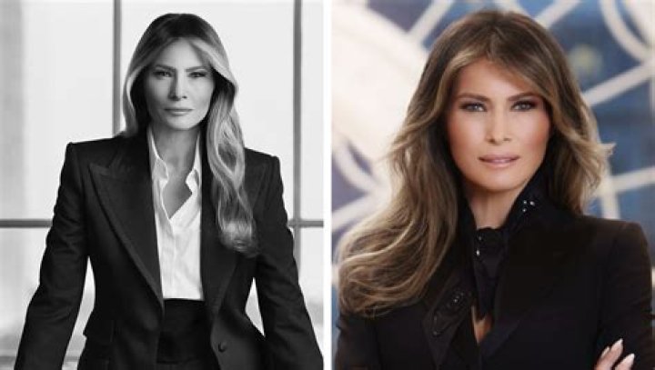 Tiffany Trump Poses in Front of Portrait Made from Swarovski Crystals by Colombian Artist Mr Bling 