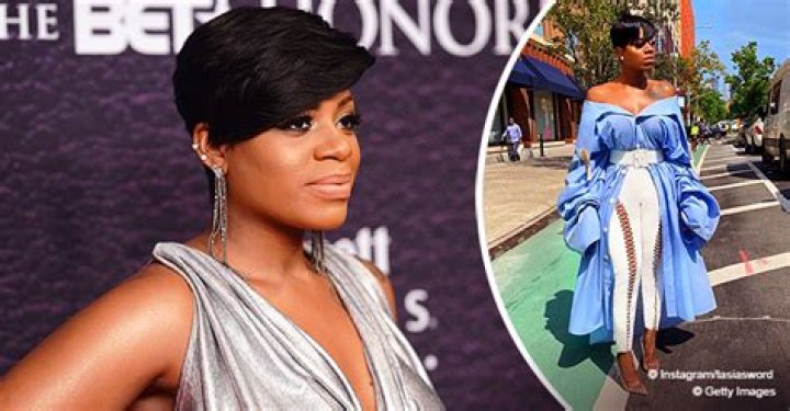 Singer Fantasia Flaunts Curves in Pants, Off-Shoulder Belted Dress & Perspex Heels in New Photos