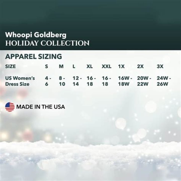 Whoopi Goldberg Models Her Holiday Sweater Paired with Adorable Shoes in Photo