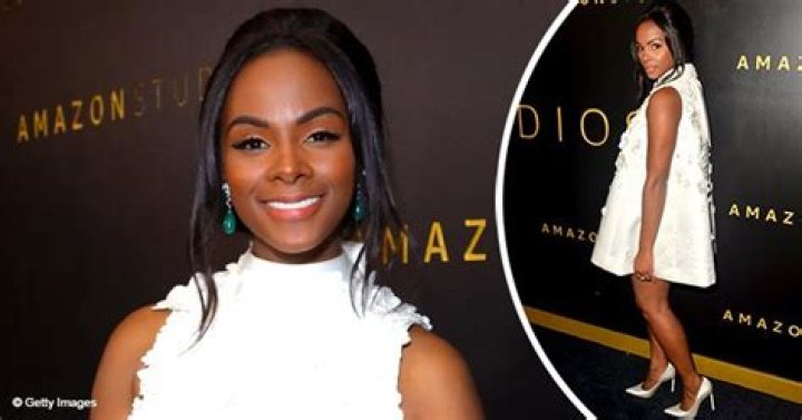 Tika Sumpter from 'Mixed-ish' Stuns in White Flower Appliqué Minidress & High Heels in Gorgeous Photos