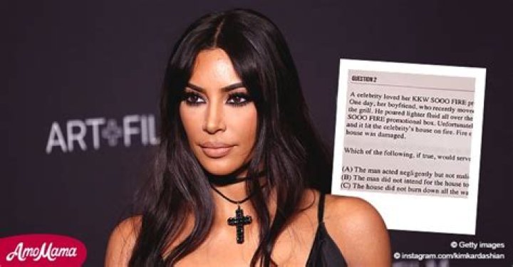 Kim K Is Preparing for Bar Exam Using Practice Tests That Have Personalized Questions Geared Towards Her Brands