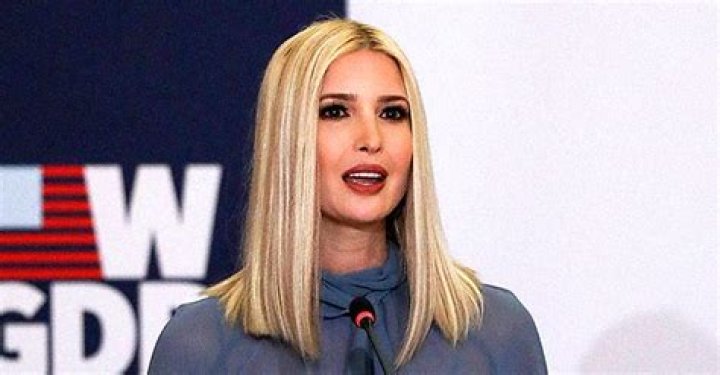 Ivanka Trump Stuns in Flattering Sheer Blue Dress at W-GDP's First Anniversary Event