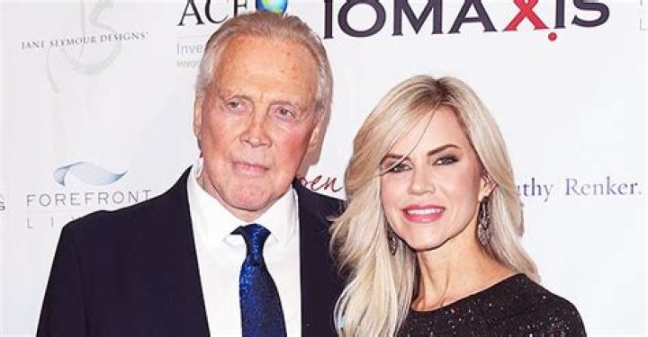 Lee Majors' Younger Wife Flaunts Curves in Midi Dress Alongside Her Husband in a Red Carpet Photo
