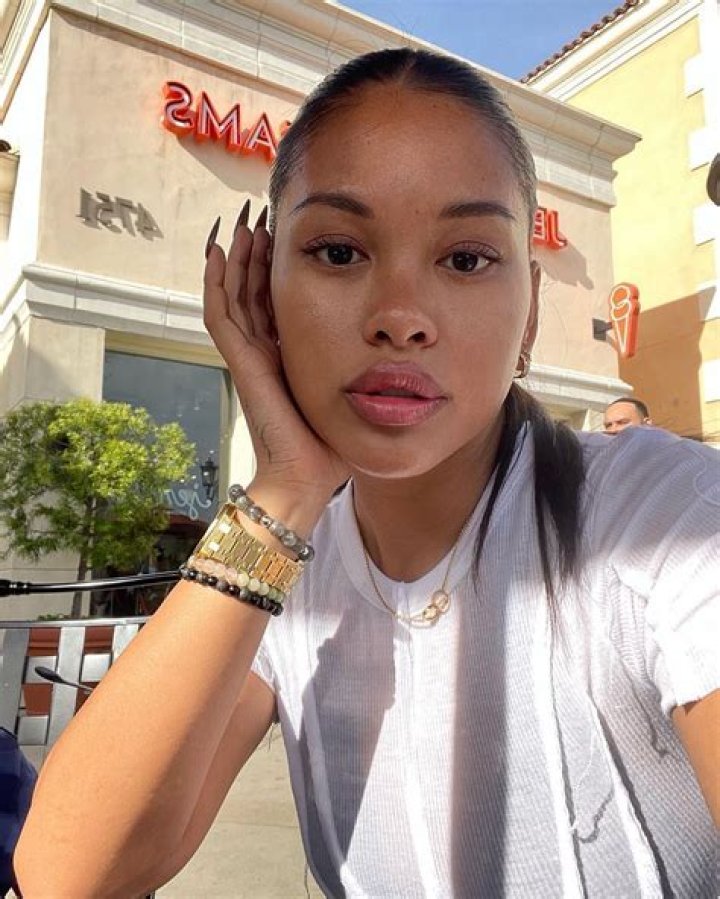 Chris Brown's Babymama Ammika Harris Dotes on 5-Month-Old Son Aeko in a Photo