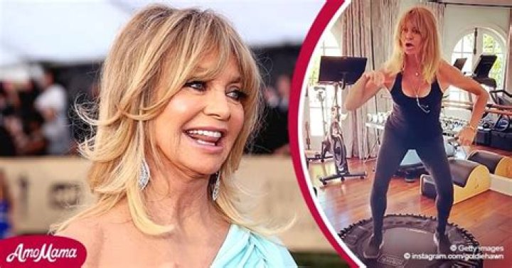 Goldie Hawn Shows off Toned Figure While Dancing on Trampoline and Fans React