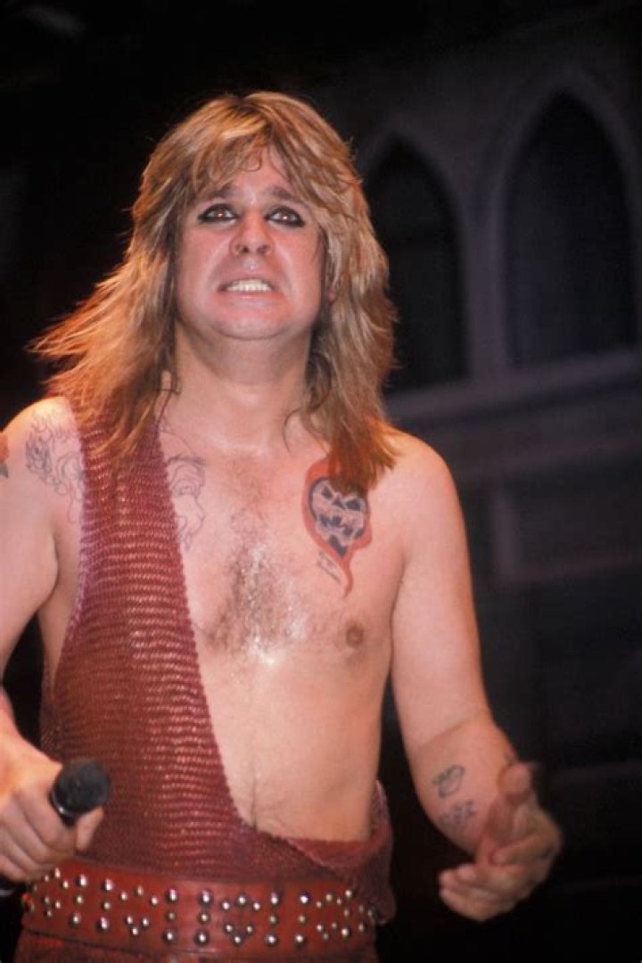 Ozzy Osbourne Thrills Fans with Old Shirtless Concert Photo