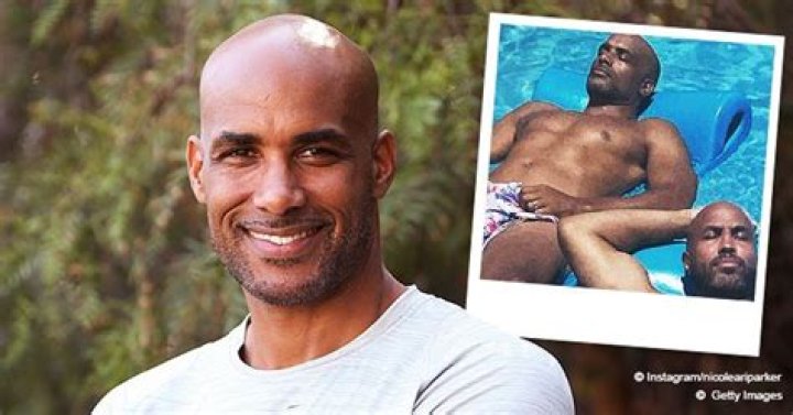 Boris Kodjoe and His Brother Pat Look Identical as They Rest on Pool Floaties –– Can You Tell the Difference?