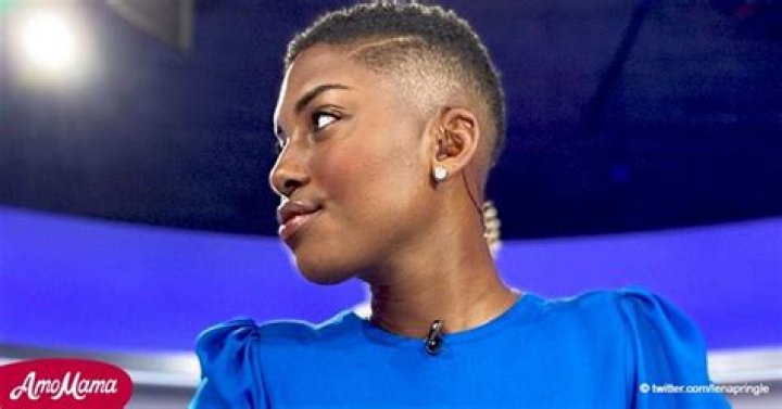 News Anchor Lena Pringle Shows off Gorgeous Natural Haircut in the TV Studio