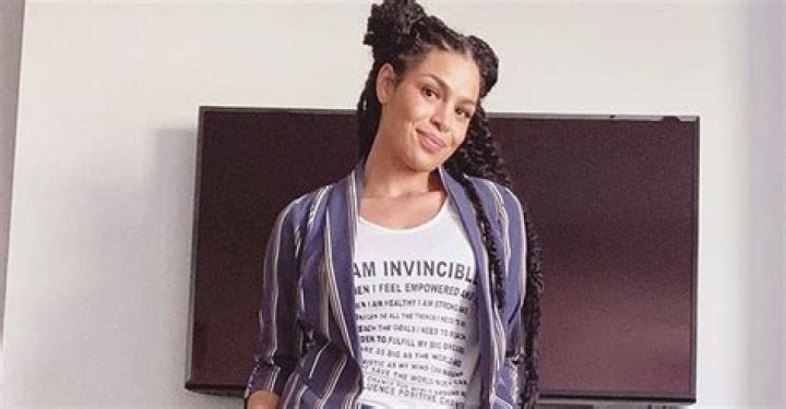 'American Idol' Alum Jordin Sparks Shows off Her Long Legs Modeling a Chic Striped Suit