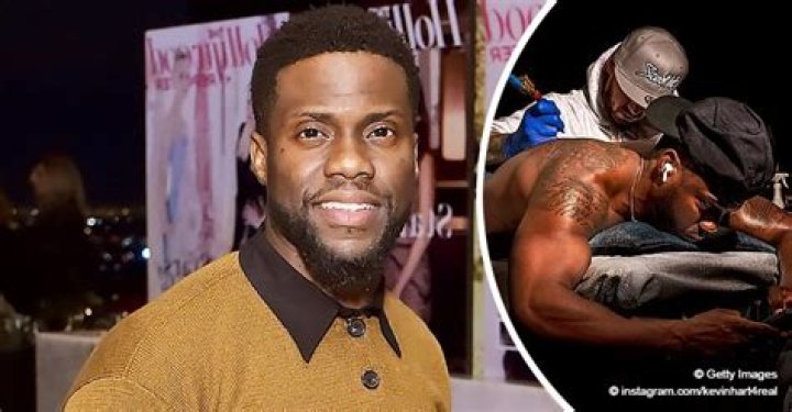 Kevin Hart Shows off His Muscular Arms during Tattoo Session with Renowned Artist Scoot Mason 
