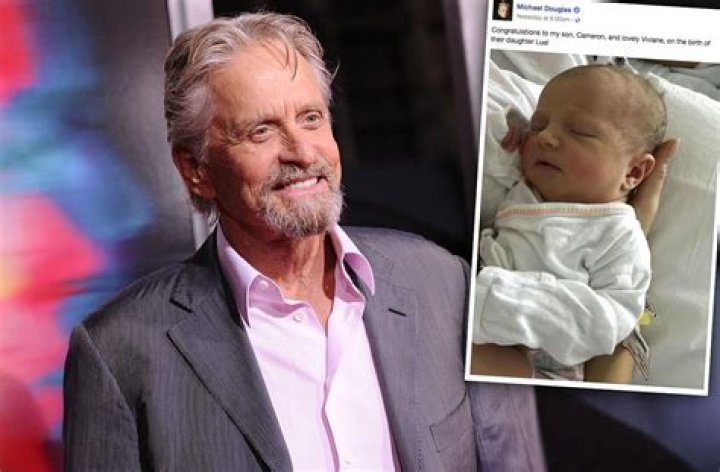 Proud Grandpa Michael Douglas Shares 1st Photo of Son Cameron with Newborn Baby Ryder