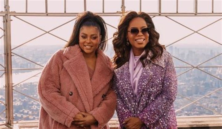  'Empire' Star Taraji P Henson Stuns in Ripped Jeans with a Purple Gucci Blazer & White Boots