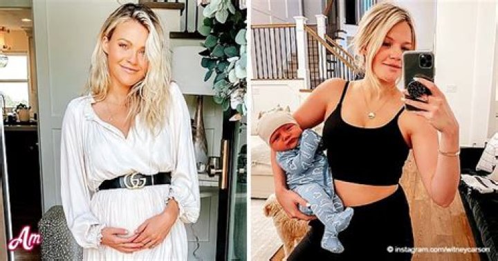 DWTS Pro Witney Carson Opens up about Motherhood in IG Post 4 Weeks after Welcoming Her Son