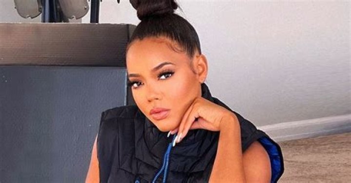 Angela Simmons Serves Looks in Stunning Photos as She Pours Her Curves into a Nude Tracksuit