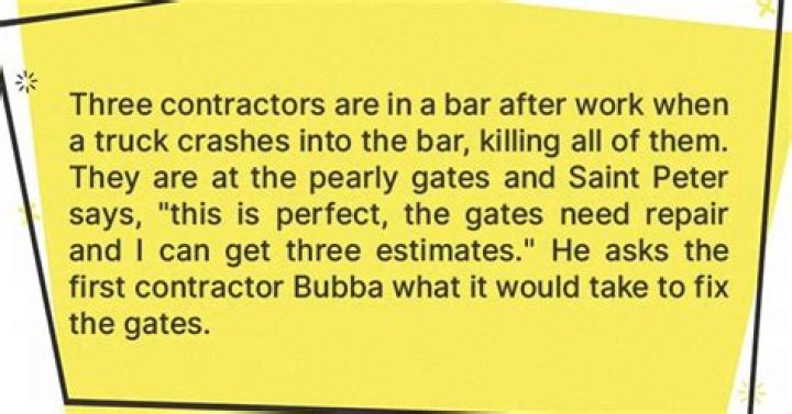 Three Contractors Meet Saint Peter At the Pearly Gates