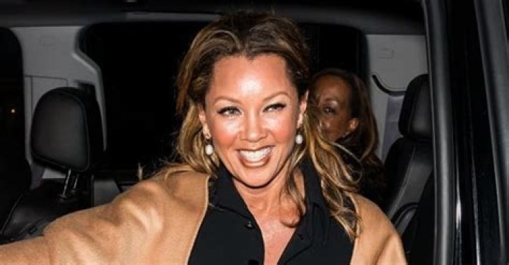 Vanessa Williams Stuns in a Tight Black Dress Featuring 9 Leather Belts and a Metallic Choker