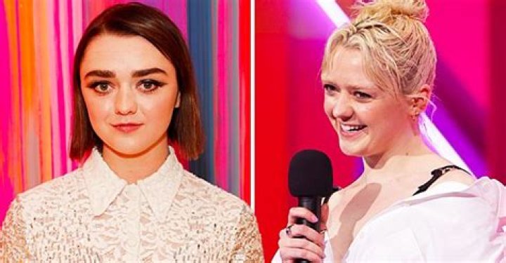 'Game of Thrones' Star Maisie Williams Sports Bleach Blond Hair and Eyebrows during the 2021 BRIT Awards