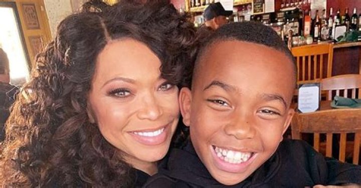 Look at 'Martin' Star Tisha Campbell Spending Time With Son Ezekiel by the Pool in a New Video