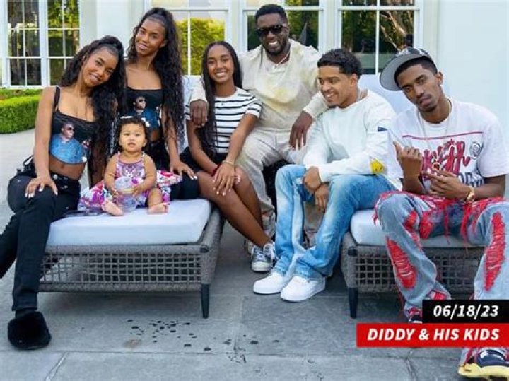 Diddy's 5 Kids Show Their Uncanny Resemblance in a Black & White Family Photo