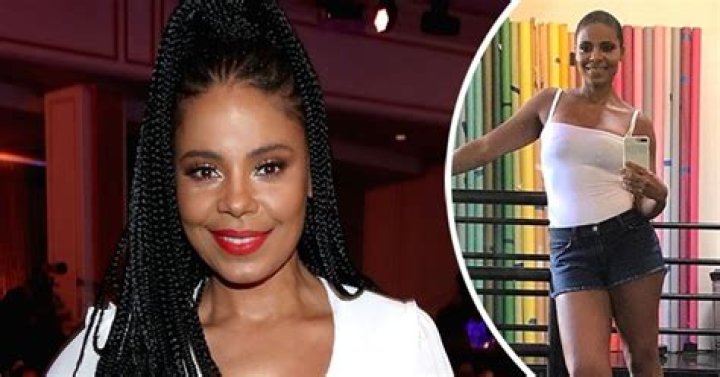 Check Out Sanaa Lathan's Long Legs in a Pair of Denim Shorts as She Rocks a Buzzed Head