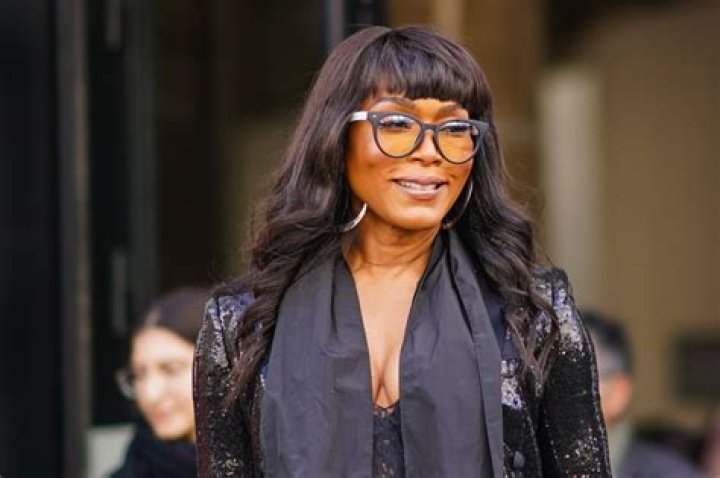 See Angela Bassett, 62, Showing off Cleavage in Plunging Yellow Top & Floral Pants