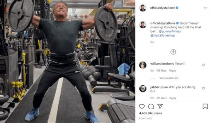 Sylvester Stallone, 74, Defies Age as He Lifts 90 Lbs at the Gym in New Workout Video