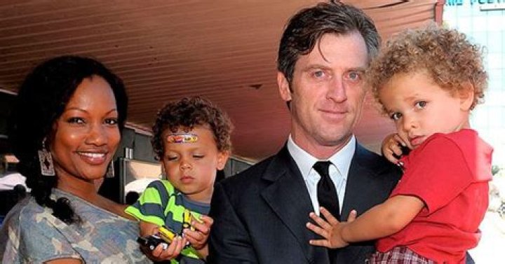 Garcelle Beauvais Displays Hourglass Figure in Blue Swimsuit Posing With Her Twins on Jamaica Vacation