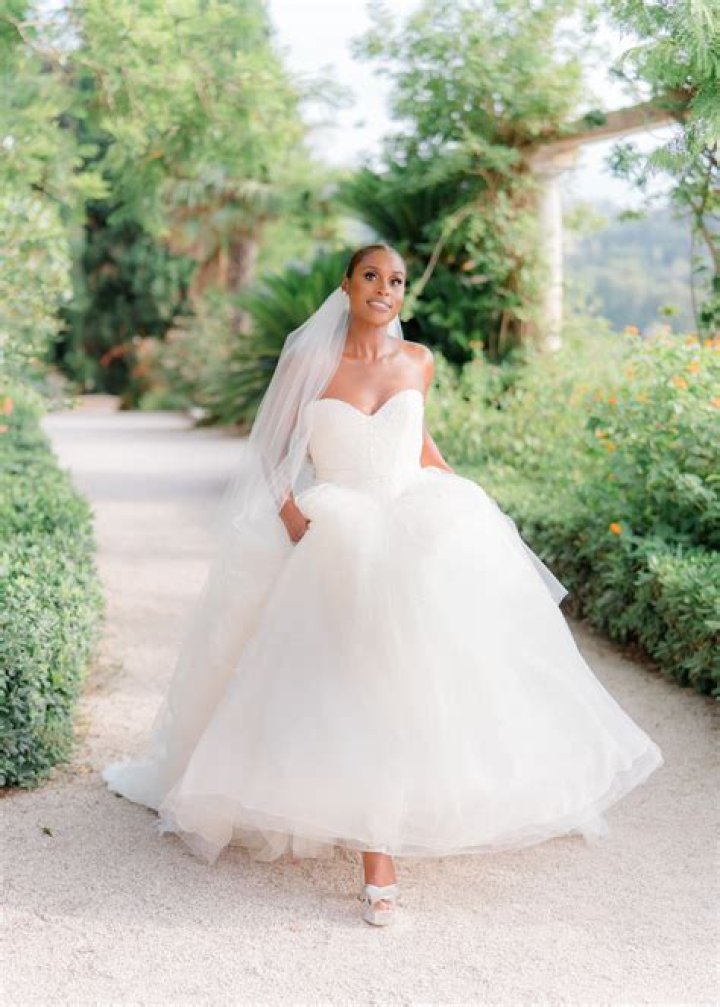 Issa Rae Gets Married in France – See Her Gorgeous White Tube Dress & Dreamlike Wedding Photos