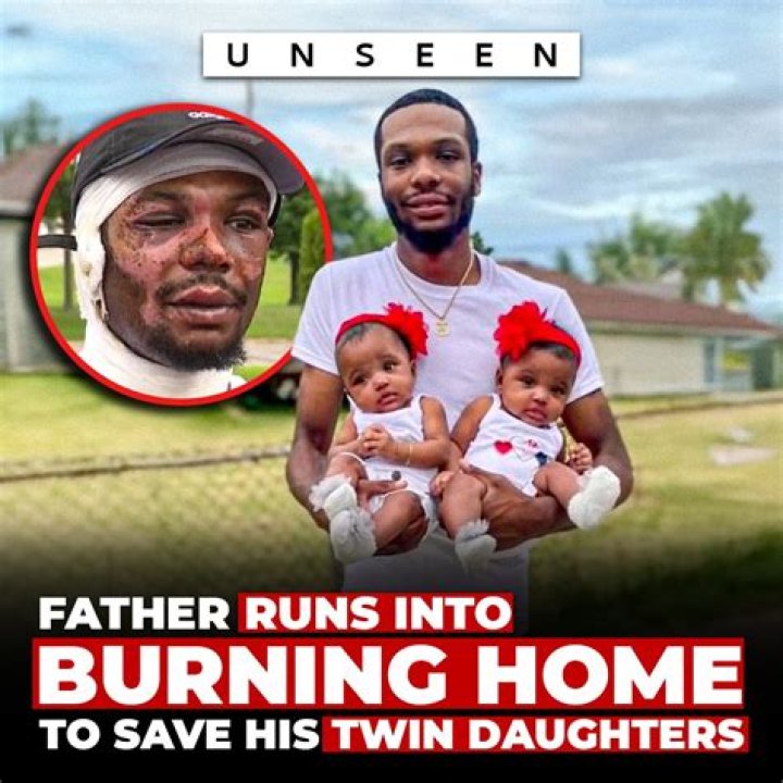 Hero Father Runs into Burning House to Save Twin Daughters, Now Needs Help
