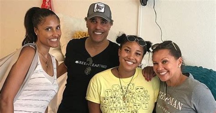 Vanessa Williams & Rick Fox’s Daughter Sasha Looks Fashionable in Belted Slit Blue Dress & Oval Sunglasses