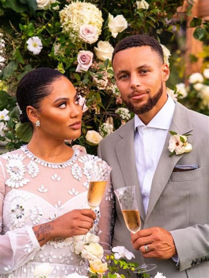 Ayesha Curry Dazzles in a Floral Wedding Gown for Surprise Vow Renewal with Steph & Their Officiant Is Adorable