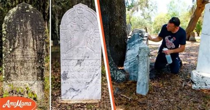 Man Spends His Days off Cleaning Forgotten Veterans' Tombstones and Honoring Their Stories
