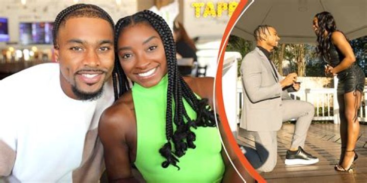 Simone Biles Shows off Massive Engagement Ring after Making 1st Move On Fiancé in Dating App
