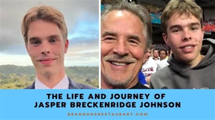 Jasper Breckenridge Johnson Is a Talented Athlete Who Has No Plans to Follow in Dad Don Johnson's Acting Footsteps