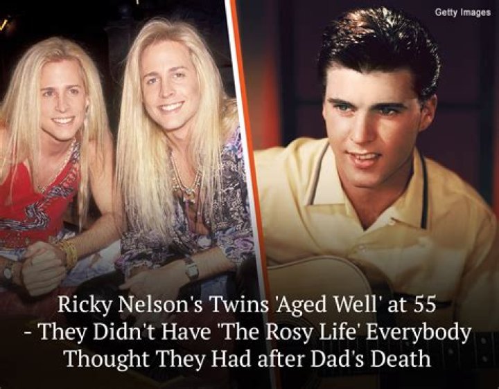 Ricky Nelson’s Twins 'Aged Well' at 55 - They Didn’t Have 'the Rosy Life' Everybody Thought They Had after Dad’s Death