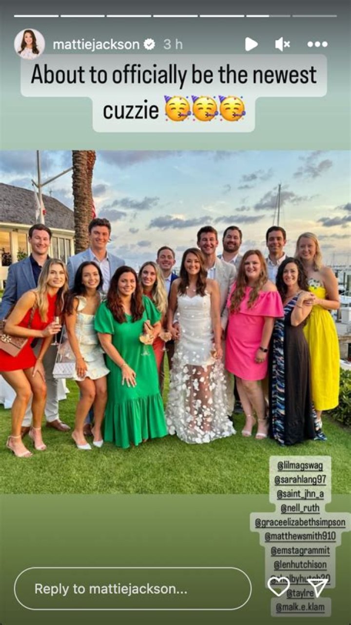 Alan Jackson's Daughter Mattie Gets Married Again & Shares First Photo of Her Wedding Dress