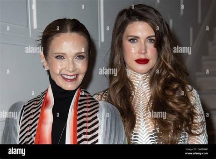 Lynda Carter's Daughter Jessica Stuns in a Black Dress with Plunging Neckline Celebrating Mom's Birthday