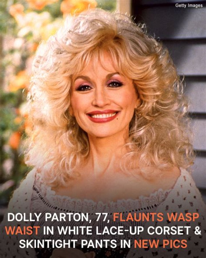 Dolly Parton, 77, Flaunts Slim Waist As She Appears in White Lace-up Corset & Skintight Pants in New Pics