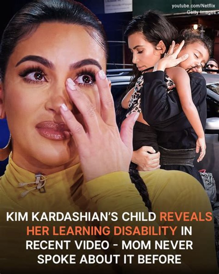 Kim Kardashian's Child Revealed She's Dyslexic in Recent Video Though Her Mom Never Spoke about It