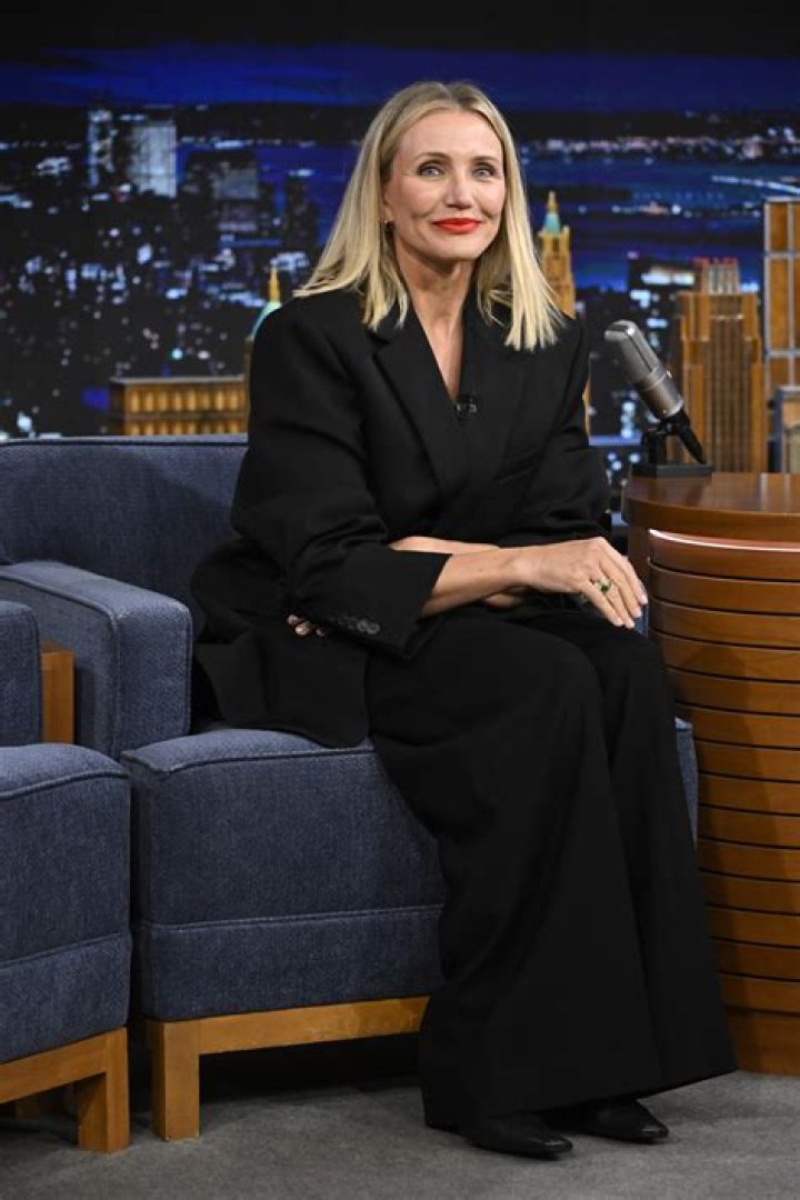 Cameron Diaz Delighted Fans with Her Looks in a Recent Media Appearance with Red Lips